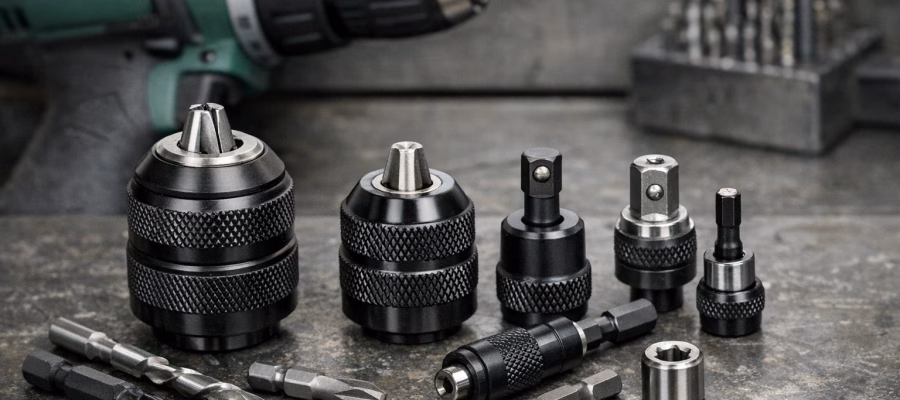 Akkuschrauber-Bohrfutter und Adapter: Einsatzmoeglichkeiten und Vorteile
