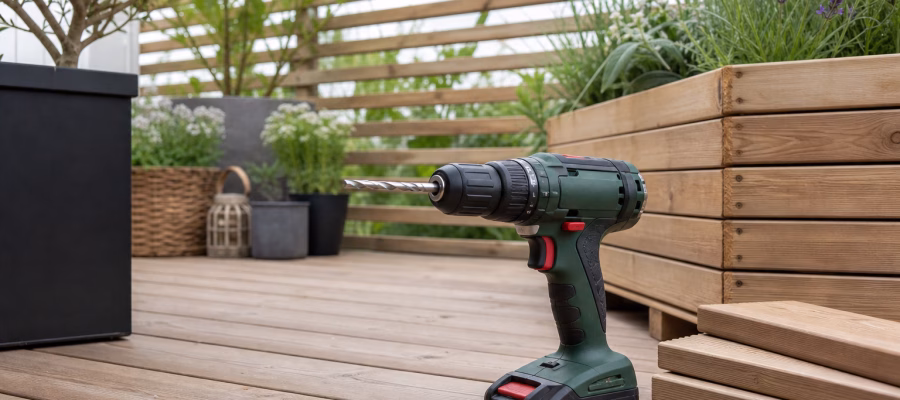 Akkuschrauber Garten- und Aussenprojekte: Terrasse, Balkon und Garten gestalten
